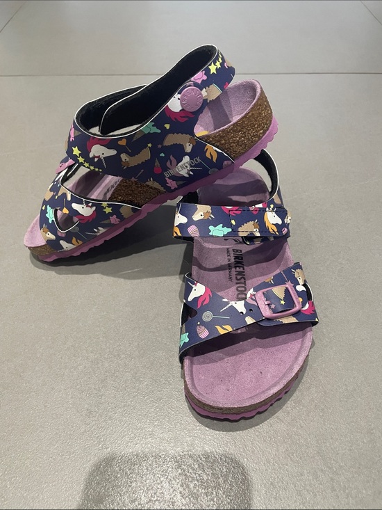 Birkenstock Other - NWOB Birkenstock Colorado Seafoam Multicolor Unicorn Print kids Sandal